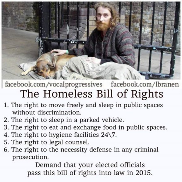 homeless bill of righs