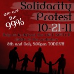 Community, Solidarity, Protest: March to help defend the free speech rights of the occupy protesters!