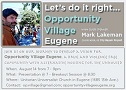 Mark Lakeman Presentation for Opportunity Village Eugene